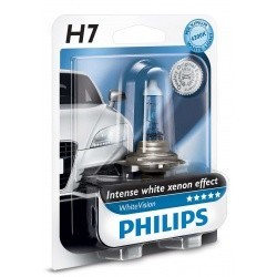 PHILIPS лампочка H7 12V 55W WHITE VISION (в блистере)